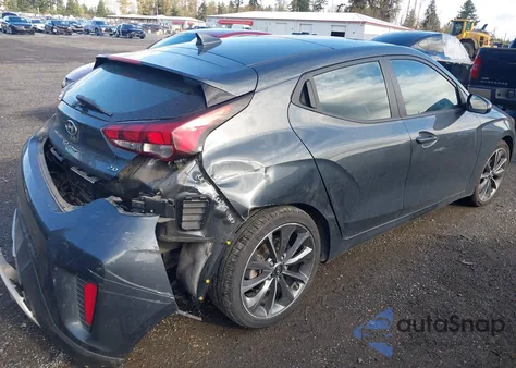 2020 Hyundai Veloster 2.0 Premium из США, поврежденный, VIN KMHTG6AF3LU031489